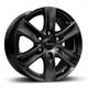 Vw Crafter 16 Inch Gloss Black Alloy Wheels 1000k + Commercial Tyres X 4