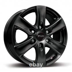 Vw Crafter 16 Inch Gloss Black Alloy Wheels 1000k + Commercial Tyres X 4