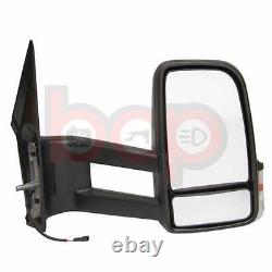 Vw Crafter 2006 2018 Long Arm Manual Door Wing Mirror Drivers Right Side New
