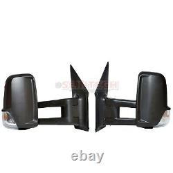 Vw Crafter Full Door Complete Wing Mirror Electric Long Arm PAIR NS OS 2006-2017