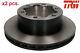 X2 Pcs Brake Disc Set Df4919s Trw Moto I