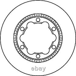 X2 Pcs Brake Disc Set Df4919s Trw Moto I